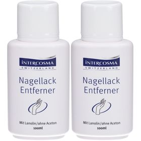 Intercosma® dissolvant pour vernis à ongles avec lanoline sans acétone