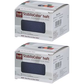 BORT StabiloColor® Bandes élastiques cohésives 4 cm bleu