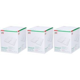 Vliwasoft® Schlitzkompresse 7,5 cm x 7,5 cm 4lagig steril
