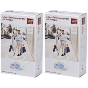 BORT Silikon-Fersenspornpolster mit SoftSpot Gr. L