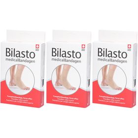 BILASTO Knöchelbandage mit offener Ferse Beige L