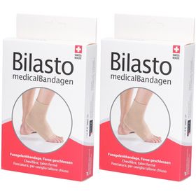 BILASTO Knöchelbandage Geschlossene Ferse Beige M