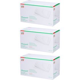 L&R Vliwasoft® Compresse en nontissé 5 x 5 cm