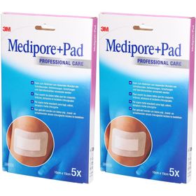 3M Medipore+Pad Heftpflaster mit Saugkompresse 10 x 15 cm