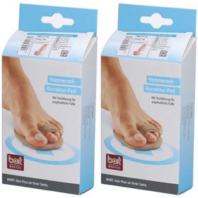 BORT PediSoft® TexLine Coussinet de correction pour orteil en marteau taille S