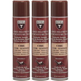 AVEL Cire entretien cuir en aérosol