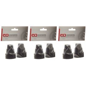 OSSENBERG Stockspitze Pivoflex 16 mm Schwarz - 1 Paar