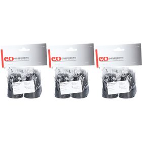 OSSENBERG Stockspitze Pivoflex 19 mm Schwarz - 1 Paar
