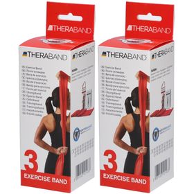 TheraBand® Übungsband mittel rot 2,5 m in Tasche