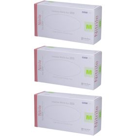 cosaLine® Untersuchungshandschuhe M Nitril Eco blau puderfrei