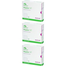 MÖLNLYCKE® Mepilex® XT Hydrozellulares Pflaster Silikoniert 5 x 5 cm Steril