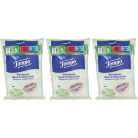 Tempo® Reinigende Hand-Feuchttücher ohne Alkohol und Duft