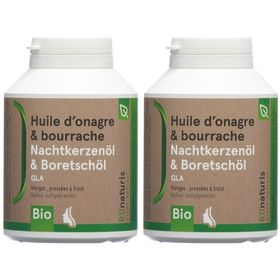 BIONATURIS Huile Onagre + Bourrache 500 mg Bio