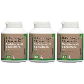 BIONATURIS hui onag+bourr caps 500 mg bio