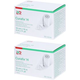 L&R Curafix®H Pansement adhésif de fixation large 10 cm x 10 m