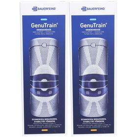 BAUERFEIND® GenuTrain Aktiv-, Patella- und Bandkniebandage Gr. 5 Beige