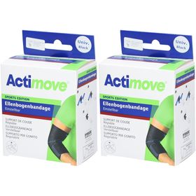 ACTIMOVE® Sports Edition Einstellbare Ellbogenstütze Schwarz