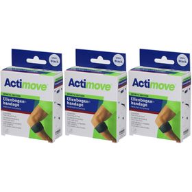 Actimove® SPORTS EDITION Verstellbare Ellenbogenbandage Schwarz