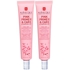Erborian® Pink Primer & Care Base + Soin Multi-Perfecteur Peau Lissée