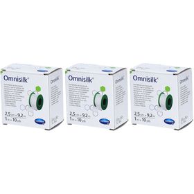 HARTMANN Omnisilk Pflaster Synthetische Seide 2,5cm x 9,2m