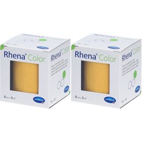 HARTMANN Rhena® Color Mittelstreckbinden 6 cm x 5 m Gelb