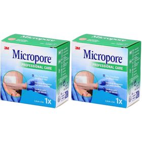 3M Micropore™ Sparadrap Microporeux pour peaux sensible 2,5 cm x 5 m