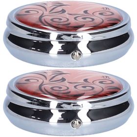 Sahag Boîte à pilules Fancy ronde 3 compartiments, coloris assortis