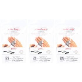 3pp® Buddy Loops - Bandage pour doigt 3/4 (1.90 cm de large) Gris
