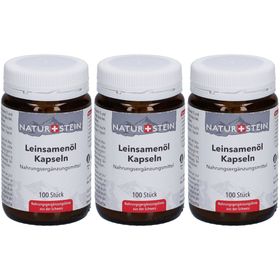 NATURSTEIN Leinöl Kapseln