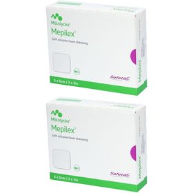 MÖLNLYCKE® Mepilex® Transfer Safetac - Pansement Mousse Drainant 5 x 5 cm