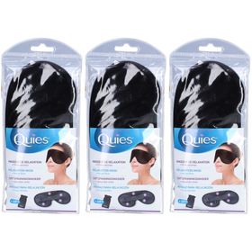 Quies Optik masque de relaxation noir