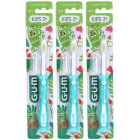 GUM Kids Brosse à dents 2-6 ans Turquoise