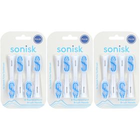 SONISK Pulse Ersatzzahnbürstenköpfe