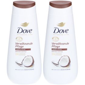 Dove Advanced Care Crème de douche soin gourmand - Huile de coco & amande douce