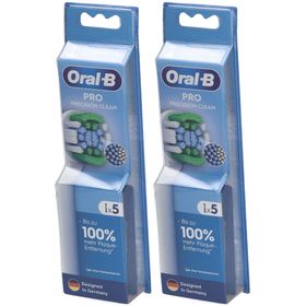 ORAL-B Precision Clean Ersatzbürstenkopf, Weiss (5er-Pack)