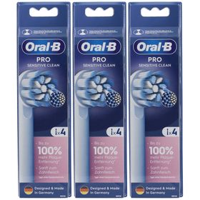 Oral-B Aufsteckbürsten 4 Stück PRO Sensi Ultrathin weiß
