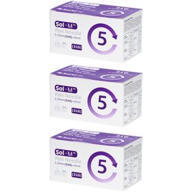 Sol-M® Insulinpen-Nadeln 31G (0,25 mm) 5 mm
