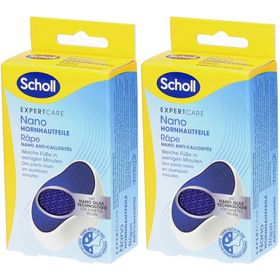 Scholl® ExpertCare Fußfeile – Nano-Glas Harthautentferner für glatte Füße
