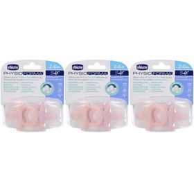 CHICCO Physioforma Schnuller Weich Rosa 2-6m