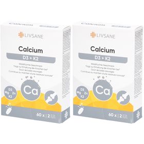 LIVSANE Calcium D3 + K2 - Wildbeerengeschmack