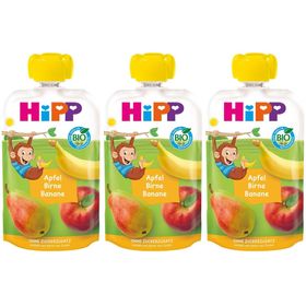 Hipp Hippis Trinkflasche Apfel Birne Banane bio ab 1 Jahr