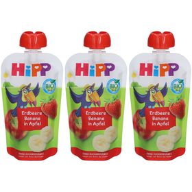 HiPP Bio Purée de fruits Fraise Banane Pomme
