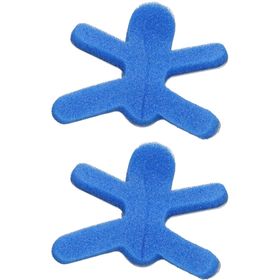 Omnimed Dalco Frog Attelle pour doigt L argent-bleu