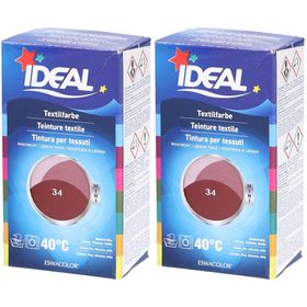 IDEAL Mini Teinture textile longue tenue - 34 Bordeaux