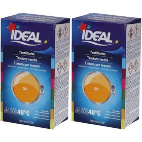 IDEAL® MINI Teinture textile N°38 Mandarine pour le coton, le lin, la viscose & la soie
