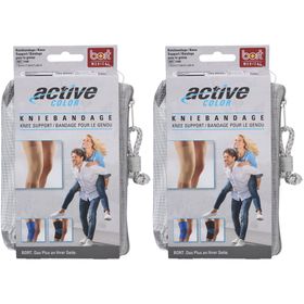 BORT ActiveColor® Kniebandage Gr. M schwarz