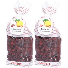 SUN SNACK Cranberries séchées sucrée