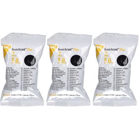 3M Scotchcast Plus Bande de résine rigide 5cmx3.65m - Noir