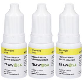 TRAWOSA Colorant alimentaire jaune citron