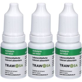 TRAWOSA Colorant alimentaire vert foncé